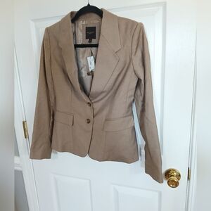 The Limited Tan Blazer NWT Career Business Casual Old Money Office